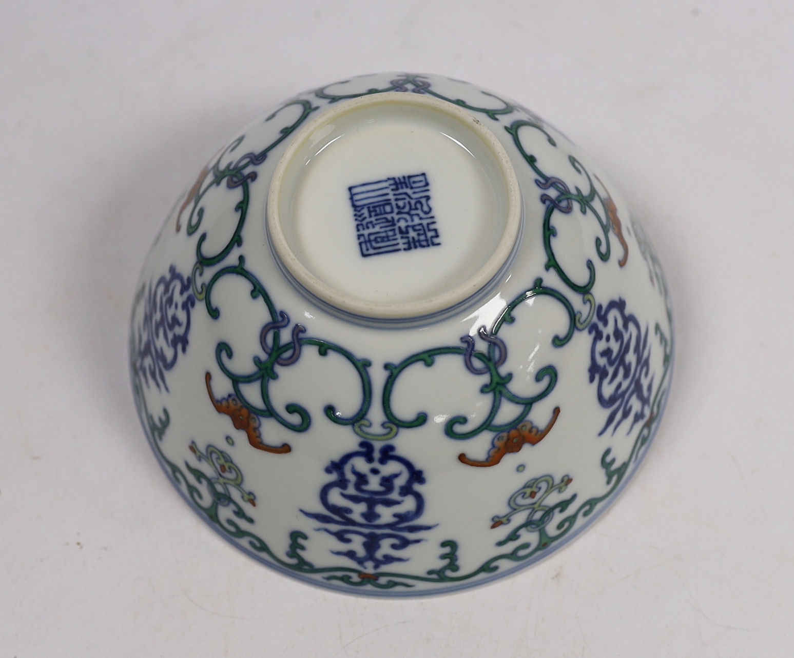 A Chinese doucai bowl, 13cm in diameter